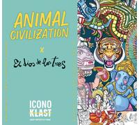 "ANIMAL CIVILIZATION" x El Dios de los Tres POSTER GÉANT À COLORIER