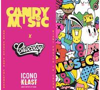ICONOKLAST CANDY MUSIC x Chocotoy POSTER GÉANT À COLORIER