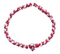 IconsGr Bracelet de prière orthodoxe Komboskoini Chotki fait à la main Rouge et blanc