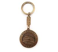 IconsGr Porte-clés Acropolis Ancienne Pièce de Monnaie du Bouclier Parthénon