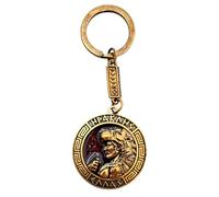 IconsGr Porte-clés Antique Pièce Hercules Bouclier Pégase Rouge