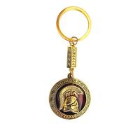 IconsGr Porte-clés avec casque de bataille de spartiate antique, 300, rouge B