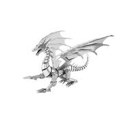 Modèle En Métal Earth Premium Dragon Argent 3D Découpé Au Laser + Pince 13238