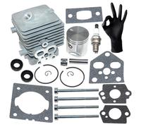 ICOOYO Kit piston cylindre pour Stihl BG56 BG56C SH56 SH56C BG86 BG86C BR200 SH86 SH86C SR200,4241 020 1203,4241 020 1204