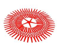 ICOOYO Lot de 100 Lames en Plastique pour Bosch ART26 Li, ART26 Accutrim, ART26 Easy Trim Accu, Einhell at 18Li, BG-CT 18Li, GE-CT 18Li, RG-CT 18Li, Florabest FRT 18A, FRT 18A1