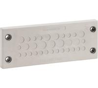 Icotek KEL-DPZ 24/15 Plaque passe-câbles Ø de serrage (max.) 12 mm Polyamide, élastomère gris, noir, Gaine + protection pour câbles, Gris, Noir