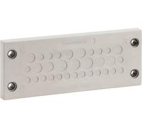 Icotek KEL-DPZ 24/15 Plaque passe-câbles Ø de serrage (max.) 12 mm Polyamide, élastomère gris, noir, Gaine + protection pour câbles, Gris, Noir