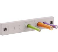 Icotek KEL-DPZ-E 112/21 Plaque passe-câble Ø de serrage (max.) 6.5 mm Polyam, Gaine + protection pour câbles, Gris