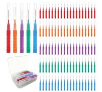iCovalescent 100 Pcs Brosses Interdentaires, Intervalles de Nettoyage, Outil de Nettoyage Dentaire, Maintien de la Santé Bucco-Dentaire(6.5cm)