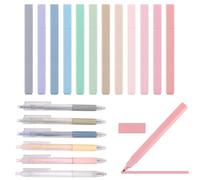 iCovalescent 18 Set Surligneurs, 12 Saignement Feutre Aesthetic Surligneurs et 6 Fineliner Multicolores, Feutres Coloriage Enfants, Convient pour l'étude, Cadeaux pour Filles
