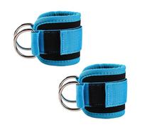 iCovalescent 2 Pièces Sangle Cheville Musculation Poulie, Ankle Straps pour Sport, Sangle Musculation, Entraînement des Fessiers, Sangle de Tirage Musculation, Accessoires de Fitness (Bleu ciel)