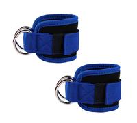 iCovalescent 2 Pièces Sangle Cheville Musculation Poulie, Ankle Straps pour Sport, Sangle Musculation, Entraînement des Fessiers, Sangle de Tirage Musculation, Accessoires de Fitness (Bleu)