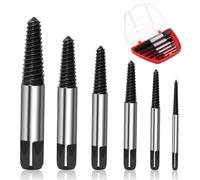 iCovalescent 6 Pièces Extracteur de vis et Boulons, Extracteur de vis Casse avec Boîte de Rangement