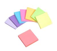 iCovalescent 800pcs Sticky Notes, Notes Super Adhésives pour Prise de Notes, Listes de Tâches et Rappels, Faciles à Ecrire, pour l'école, la Maison, le Bureau(8 Couleurs, 76mm x 76mm)