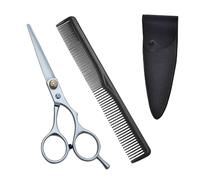 iCovalescent Ciseaux Coiffure Professionnel, Ciseaux Coiffure, Professionnel Amincissants Coupe de Cheveux Ciseaux Désépaissir Ensemble en Acier Inoxydable avec Peigne (15.5cm)