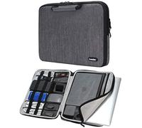iCozzier 11-11.6 Pouces Poignée Accessoires électroniques Sangle Sacoche Sacoche Housse de Protection pour Ordinateur 11" Housse MacBook Air/MacBook Pro/Pro Retina - Gris