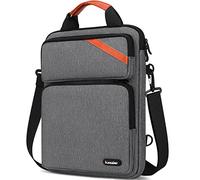 iCozzier Sac à bandoulière pour ordinateur portable 13-13,3" - Double poches verticales - Sac à main pour MacBook 13,3"