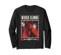 ICP Wicked Clowns Portrait with Barbed Wire Horrorcore Rap Manche Longue