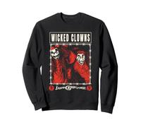 ICP Wicked Clowns Portrait with Barbed Wire Horrorcore Rap Sweatshirt