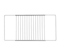 ICQN Grille de Four Universelle réglable | Grille de Four | Extensible de 37,5 à 60 cm et 32 cm de Profondeur | Grille de Cuisson pour Four chromé | Minimum 375mm, Maximum 600mm