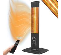 ICQN Infarot Radiateur sur pied avec télécommande - Pour intérieur et extérieur - IP20 - Affichage numérique - 2300 W