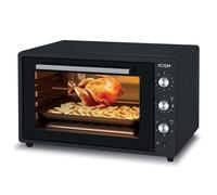 ICQN Mini Four Electrique 60l, 5 Fonctions, 40°-230°C, 2000 W, Anthracite Noir
