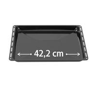 ICQN Plaque de Four 422 × 370 × 30 mm, Compatible avec Electrolux, AEG, IKEA, Zanussi & Juno, Lèche-frite Émaillée pour Four