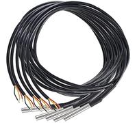 ICQUANZX 5 PCS Capteur de température étanche Thermocouple Thermomètre 3M avec câble Thermique de résistance Thermique