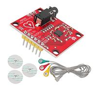 ICQUANZX ECG Module AD8232 ECG de Mesure de pouls Cardiaque, Module de capteur de fréquence Cardiaque Kit de capteur de Surveillance ECG pour Arduino avec câble