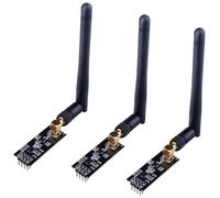 ICQUANZX Module d'émetteur-récepteur sans Fil 3pcs 2.4G 1100m PA + LNA en Mousse Antistatique Arduino Compatible avec antenne (Module d'émetteur-récepteur sans Fil 3pcs)