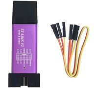 ICQUANZX Unité de Programmation St-Link V2 Mini STM8 Téléchargeur d'émulateur STM32 M89 Nouveau (Couleur aléatoire)