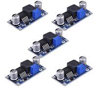 ICQUANZX XL6009 Pack de 5 Boost Convertisseur Module DC à DC 3,0-30 V à 5-35 V Platine de tension réglable de tension de sortie