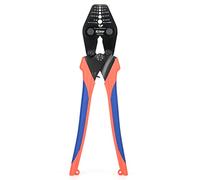 iCrimp Outil de sertissage de câble métallique avec cutter intégré pour garde-corps de câble, outil de sertissage manuel pour manchons ovales en aluminium de 0,3 cm à 3,3 cm, viroles à double barillet