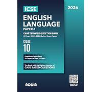 ICSE Class 10 English Language Chapterwise Previous Year Question Bank (PYQ) For 2026 Exam