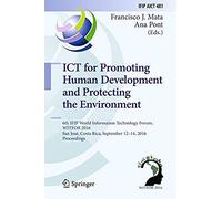 Ict For Promoting Human Development And Protecting The Environment