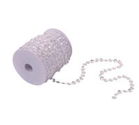ICTRONIX 30M Mariage Maison Cristal Acrylique Guirlande Diamant Brin Perle De Rideau De Partie Rideau Noël Fête Décor DIY Blanc