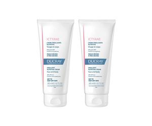 ICTYANE Crème émolliente nutritive Lot de 2 tubes de 200ml