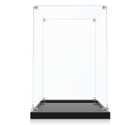 icuanuty 71426 Vitrine en acrylique pour blocs de construction Lego Super Mario Plante Piranha 21347/70613/75156/75308/75335/75980/75308/21349/75379, dimensions : 25 x 25 x 36 cm (boîtier d'affichage