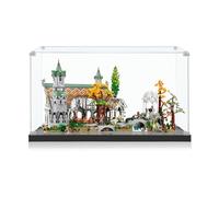 ICUANUTY Bruchtal 10316 Vitrine en acrylique pour icônes Lego Le Seigneur des Anneaux : Bruchtal 10316, rangement et organisation protégés contre la poussière pour Lego Vitrine 80 x 42 x 42 cm