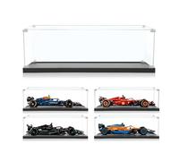 ICUANUTY Coque de Protection en Acrylique pour vitrine pour Lego Technic 42141 (42171/8461/8458/8674) McLaren Formule 1 Voiture de Course Transparent pour collectionneurs, sans modèles