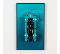icuanuty Écran mural compatible avec Lego Technic Valkyrie Voiture de course 42208 - Support mural - Crochet compatible avec Lego 42208 - Cadre mural pour tableau mural de voiture (pas de modèles)