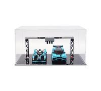 icuanuty Lego 76898 Vitrine en acrylique pour Lego 76898 Speed Champions Formula E Panasonic Jaguar Racing GEN2 Jaguar I-PACE Rangement et organisation à l'abri de la poussière 31 x 20 x 21 cm