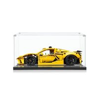 ICUANUTY Lego Technic Vitrine en acrylique pour Chevrolet Corvette Stingray 42205/42204 - Rangement et organisation protégés de la poussière - 35 x 20 x 15 cm (boîtier d'affichage uniquement)