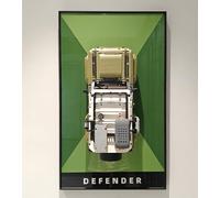 icuanuty Panneau mural pour Lego Technic Land Rover Defender 42110, idées cadeaux pour les amateurs de Lego - Support mural de voiture - 45 x 74,9 cm - Affichage uniquement