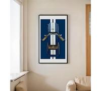 ICUANUTY Plaque murale d'affichage pour Lego Creator Expert 10265 Ford Mustang, compatible avec Lego Car, idées cadeaux pour les amateurs de support mural de véhicule Lego, plaque murale uniquement