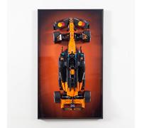 icuanuty Support mural compatible avec Lego Technic MCL39 F1 Car 42228, cadre photo, support mural, crochet, compatible avec écran de voiture Lego (pas de modèles) (orange)