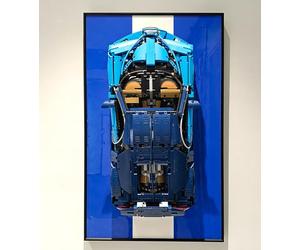 icuanuty Tableau d'affichage pour Technic pour LEGO 42083 Technic Bugatti Chiron, Supercar pour blocs de construction, cadeaux pour les amateurs de Lego (tableau mural uniquement )