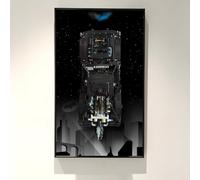 iCUANUTY Tableau mural d'affichage pour Lego Technic The Batman - Batmobile 42127, support mural pour modèle de voiture Lego, taille : 75 x 45 cm, pour modèles Lego non inclus