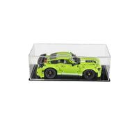 icuanuty Tecnica Vitrine en acrylique pour Lego 42138 Technic Ford Mustang Shelby GT500 Tecnica Toy Car Model Kit Vitrine 35 x 14 x 11 cm pour 40499/42137/42138/42151/42169/42153