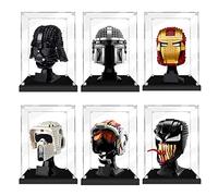 iCUANUTY Vitrine Acrylique pour Casque Lego 76165 Iron Man - Étanche à la Poussière pour Modèles de Pièces de Collection
